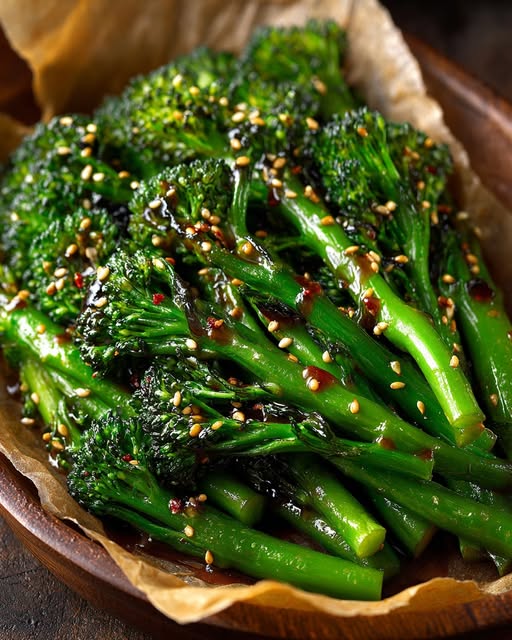 Sesame Soy Roasted Broccolini Recipe - Recipe Image
