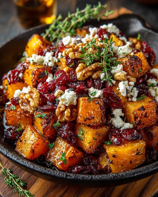 Walnuts & Cranberry-Honey Glaze Recipe