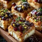Cranberry Brie Mini Tarts with Pistachio Crunch Recipe
