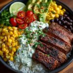 sted Corn Bowl with Cilantro Cream Sauce Recipe