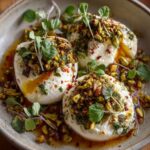 Burrata Bomb with Hot Honey & Garlic Herb Pistachio Recipe