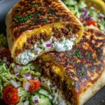 Beef Wrap with Whipped Lemon Honey Feta Recipe