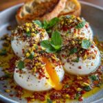 Burrata Bomb with Hot Honey & Pistachio Crunch Recipe