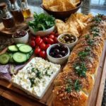 Rustic Mediterranean Bread and Cheese Board Recipe