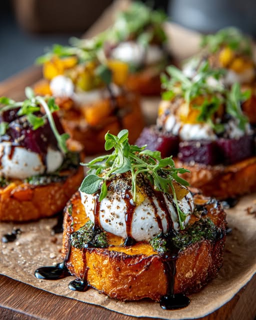 Roasted Beets & Walnut Sage Pesto Recipe - Recipe Image