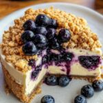 Blueberry Crumble Cheesecake Recipe