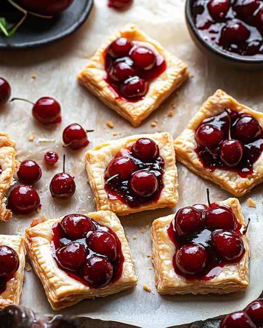 Fresh Cherry Mini Pies Recipe
