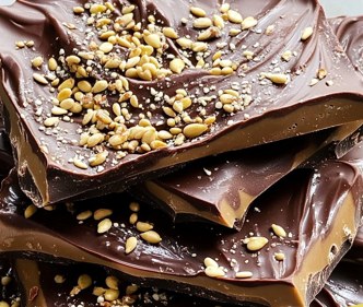 Seeded Tahini and Chocolate Bark Recipe - Recipe Image