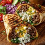 eef Wrap with Lemon Hot Honey Feta Sauce Recipe