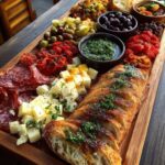 Rustic Mediterranean Bread and Antipasto Board Recipe