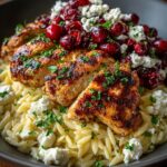 h Lemon Feta Sauce & Roasted Cranberries Recipe
