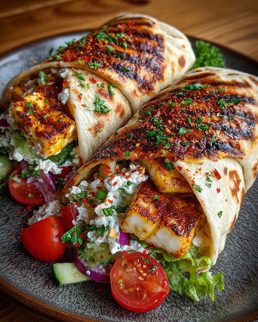 mi Wrap with Creamy Hot Honey Feta Sauce Recipe