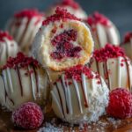 White Chocolate Raspberry Cheesecake Balls Recipe