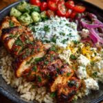 Brown Rice Bowl with Whipped Garlic Feta Recipe