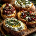 Rustic Mediterranean Bread and Whipped Feta Board Recipe