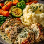 Creamy Mashed Potatoes & Sautéed Veggies Recipe