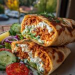 Wrap with Whipped Spicy Lemon Honey Feta Recipe