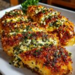 on Feta Chicken with Parmesan Herb Crust Recipe