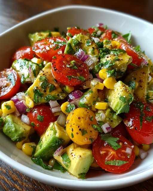 Avocado Corn Salad Recipe
