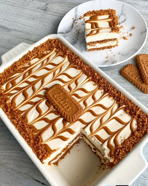Biscoff Lasagne (No-Bake Dessert) Recipe