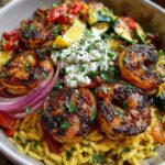 Toss cooked orzo with grilled vegetables Recipe