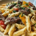 PHILLY CHEESESTEAK PASTA Recipe