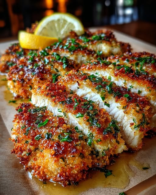 mon Feta Chicken Cutlets with Herb Crust Recipe