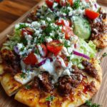 atbread with Garlic Hot Honey Feta Cream Recipe