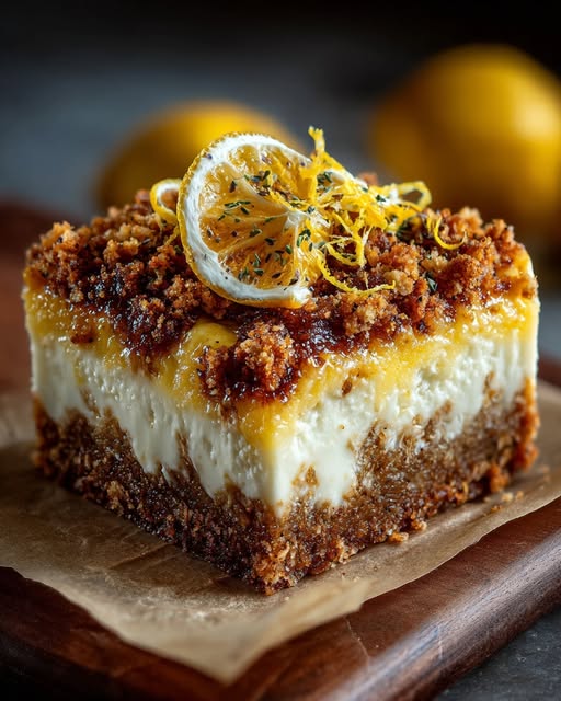 ek Yogurt Bars with Almond Crumble Crust Recipe - Recipe Image