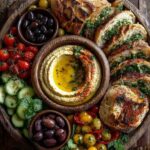Rustic Mediterranean Bread and Baba Ganoush Board Recipe