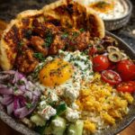 a Bowl with Whipped Hot Honey Feta Sauce Recipe