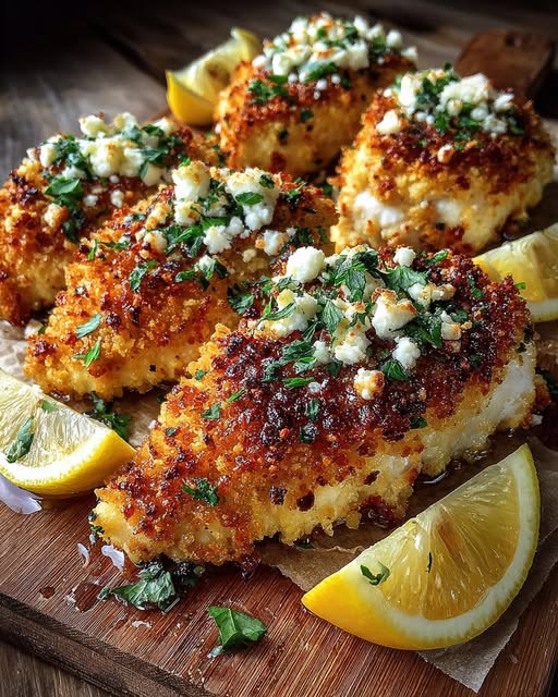 ta Chicken with Mediterranean Herb Crust Recipe - Recipe Image