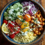 Couscous Bowls with Lemon Tahini Drizzle Recipe