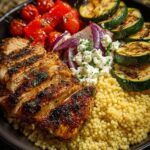 cous with Grilled Veggies & Whipped Feta Recipe