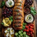 Rustic Mediterranean Bread & Antipasto Platter Recipe