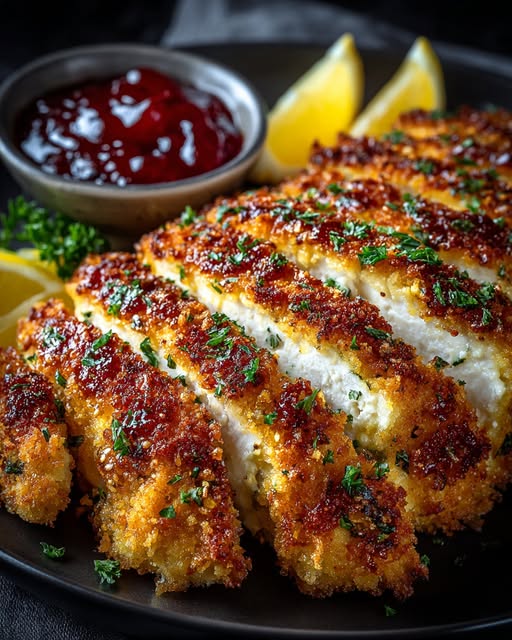 mon Feta Chicken Cutlets with Herb Crust Recipe