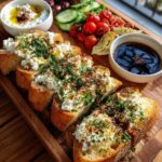 Rustic Mediterranean Toasted Bread and Whipped Feta Board Recipe
