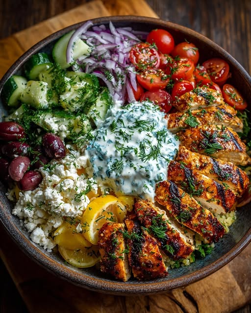 Herb Feta & Tzatziki & Hot Honey Drizzle Recipe