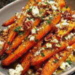 Roasted Carrot & Feta Salad with Orange Zest & Pecans Recipe