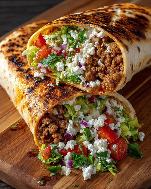 ken Wrap with Spicy Hot Honey Feta Cream Recipe