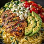 Lemon Feta Yogurt Sauce & Avocado Slices Recipe