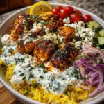 ken Rice Power Bowl with Tzatziki & Feta Recipe