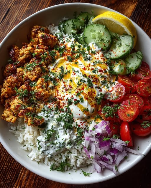 ce Bowl with Creamy Hot Honey Feta Sauce Recipe