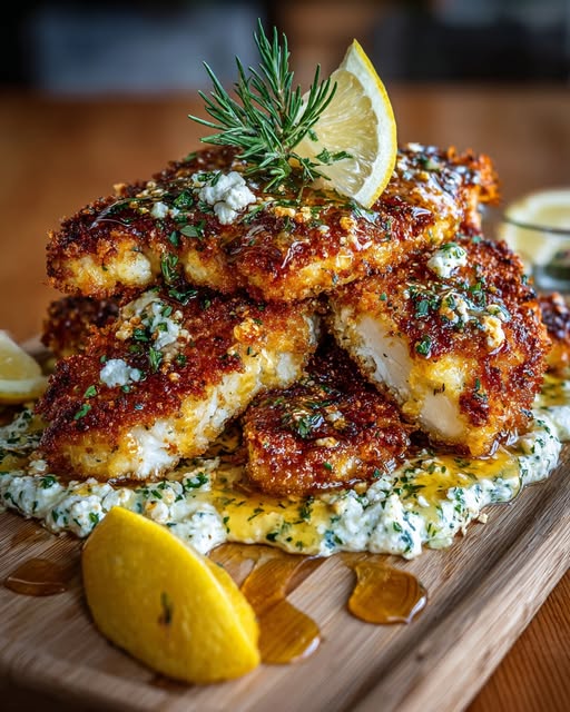 Mediterranean Herb Crust & Whipped Feta Recipe