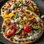 ot Honey Feta Cream & Grilled Vegetables Recipe