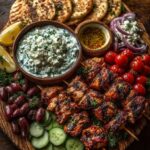 g Board with Feta Dip & Tzatziki Drizzle Recipe