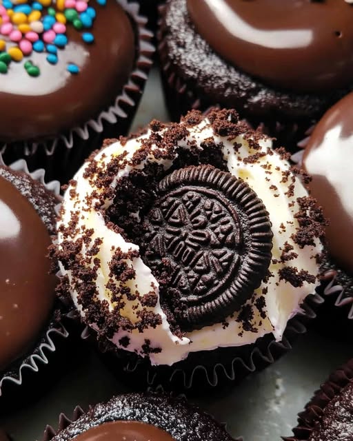 Oreo Cupcakes Recipe - Recipe Image