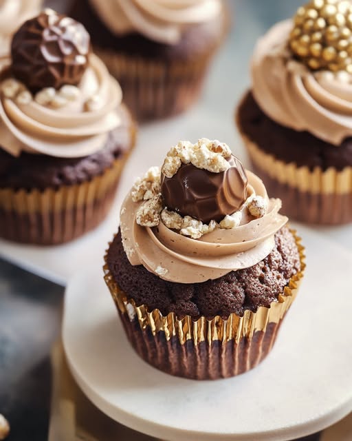 Ferrero Rocher Cupcakes Recipe