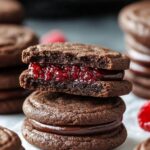 Chocolate Raspberry Sandwich Cookies Recipe