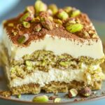 Pistachio Tiramisu (No Eggs, No Dairy) Recipe